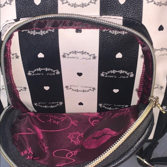 Betsy Johnson mini leather backpack - Picture 7 of 8